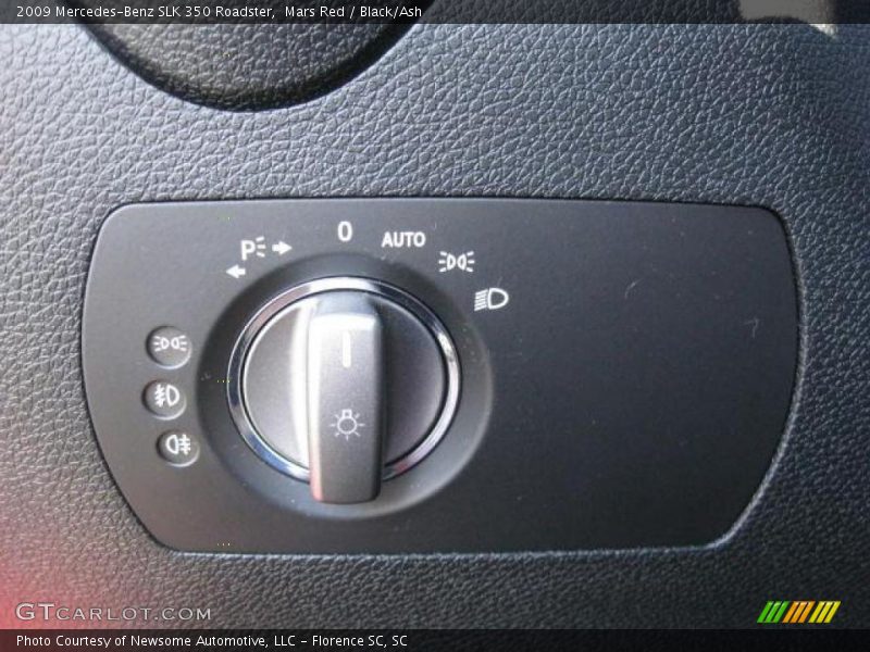Controls of 2009 SLK 350 Roadster