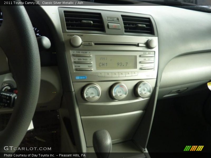 Classic Silver Metallic / Ash 2011 Toyota Camry LE