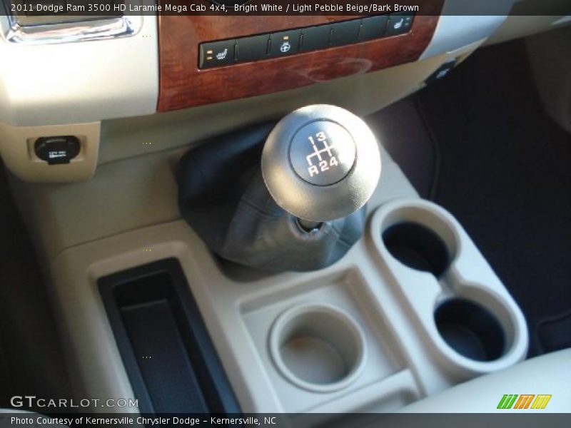  2011 Ram 3500 HD Laramie Mega Cab 4x4 6 Speed Manual Shifter