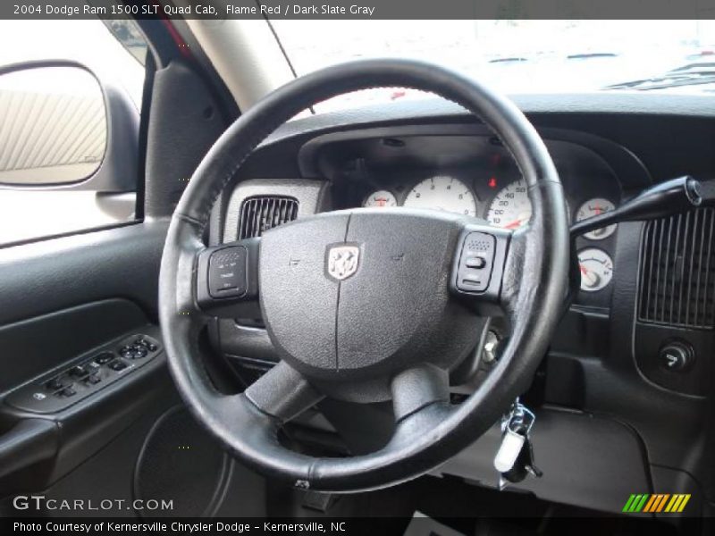 Flame Red / Dark Slate Gray 2004 Dodge Ram 1500 SLT Quad Cab