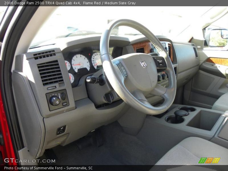 Flame Red / Medium Slate Gray 2006 Dodge Ram 2500 TRX4 Quad Cab 4x4