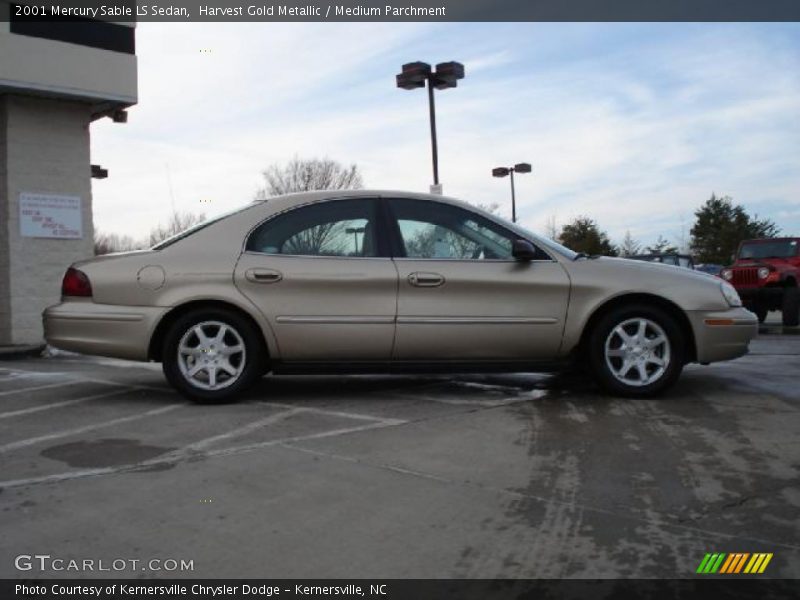 Harvest Gold Metallic / Medium Parchment 2001 Mercury Sable LS Sedan