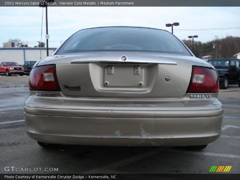 Harvest Gold Metallic / Medium Parchment 2001 Mercury Sable LS Sedan