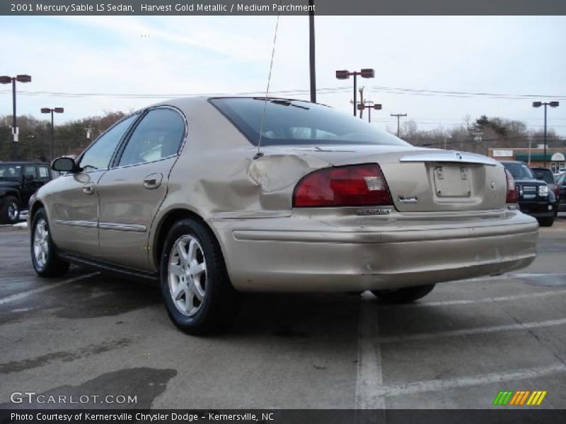 Harvest Gold Metallic / Medium Parchment 2001 Mercury Sable LS Sedan