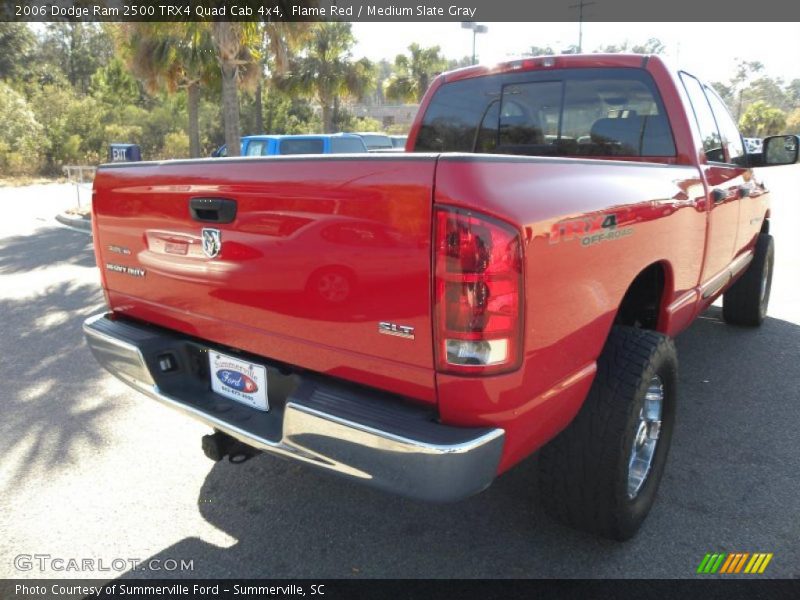 Flame Red / Medium Slate Gray 2006 Dodge Ram 2500 TRX4 Quad Cab 4x4