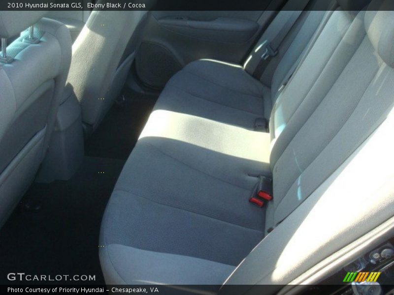 Ebony Black / Cocoa 2010 Hyundai Sonata GLS