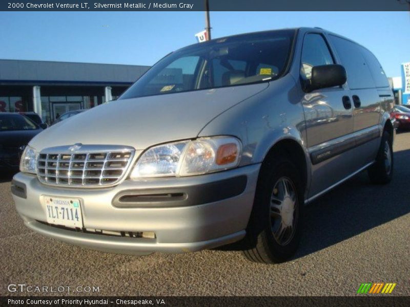 Silvermist Metallic / Medium Gray 2000 Chevrolet Venture LT