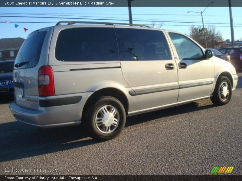Silvermist Metallic / Medium Gray 2000 Chevrolet Venture LT