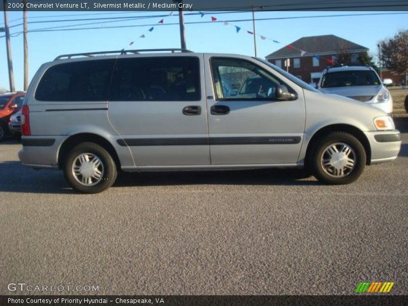 Silvermist Metallic / Medium Gray 2000 Chevrolet Venture LT