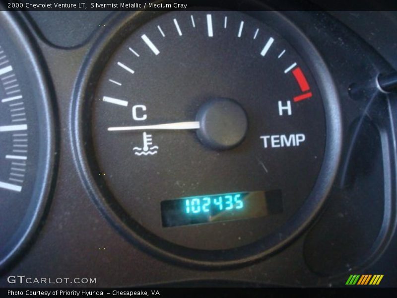 Silvermist Metallic / Medium Gray 2000 Chevrolet Venture LT