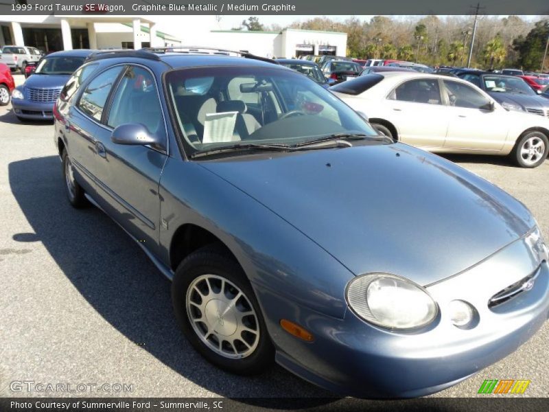 Graphite Blue Metallic / Medium Graphite 1999 Ford Taurus SE Wagon