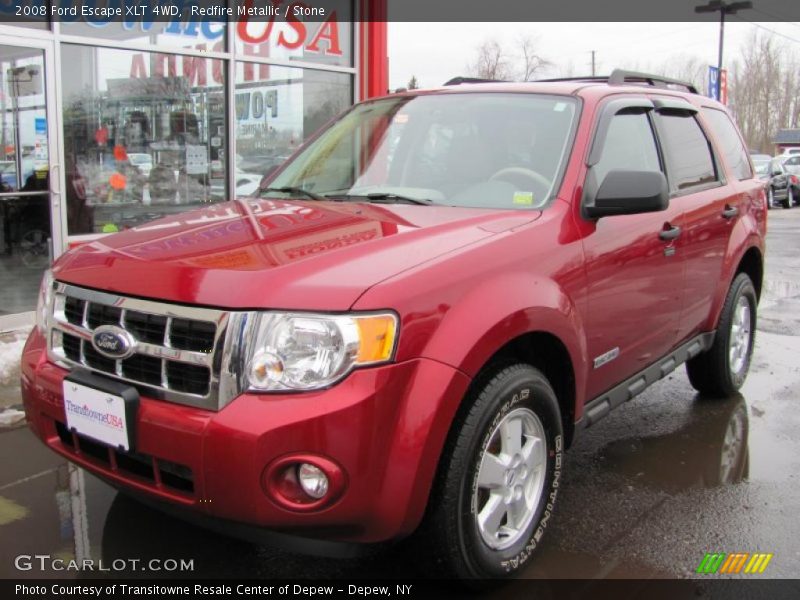 Redfire Metallic / Stone 2008 Ford Escape XLT 4WD