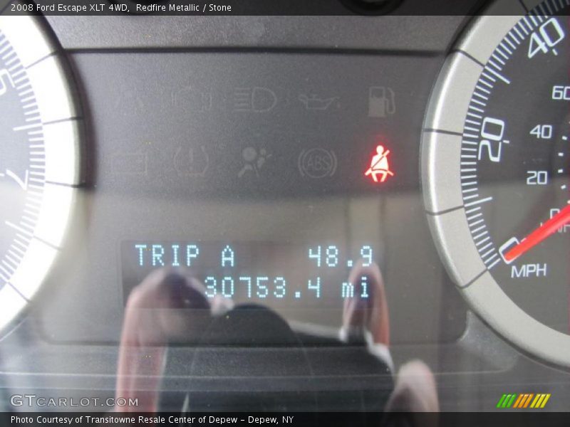 Redfire Metallic / Stone 2008 Ford Escape XLT 4WD