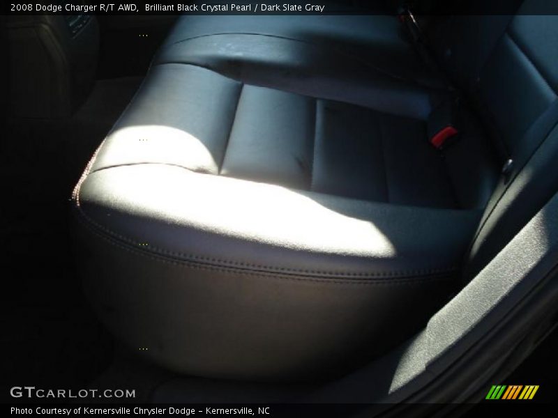 Brilliant Black Crystal Pearl / Dark Slate Gray 2008 Dodge Charger R/T AWD