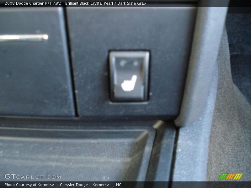 Brilliant Black Crystal Pearl / Dark Slate Gray 2008 Dodge Charger R/T AWD