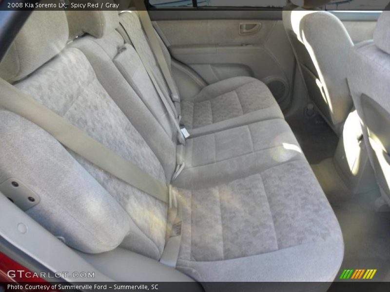 Spicy Red / Gray 2008 Kia Sorento LX