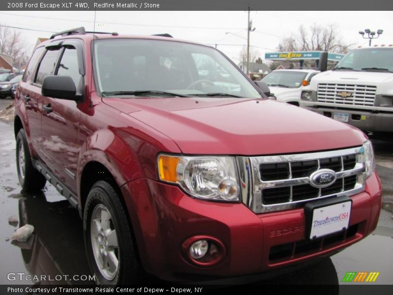 Redfire Metallic / Stone 2008 Ford Escape XLT 4WD