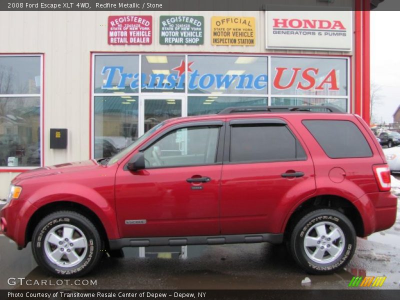 Redfire Metallic / Stone 2008 Ford Escape XLT 4WD