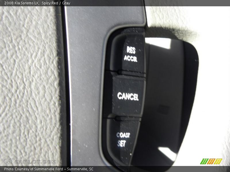 Spicy Red / Gray 2008 Kia Sorento LX