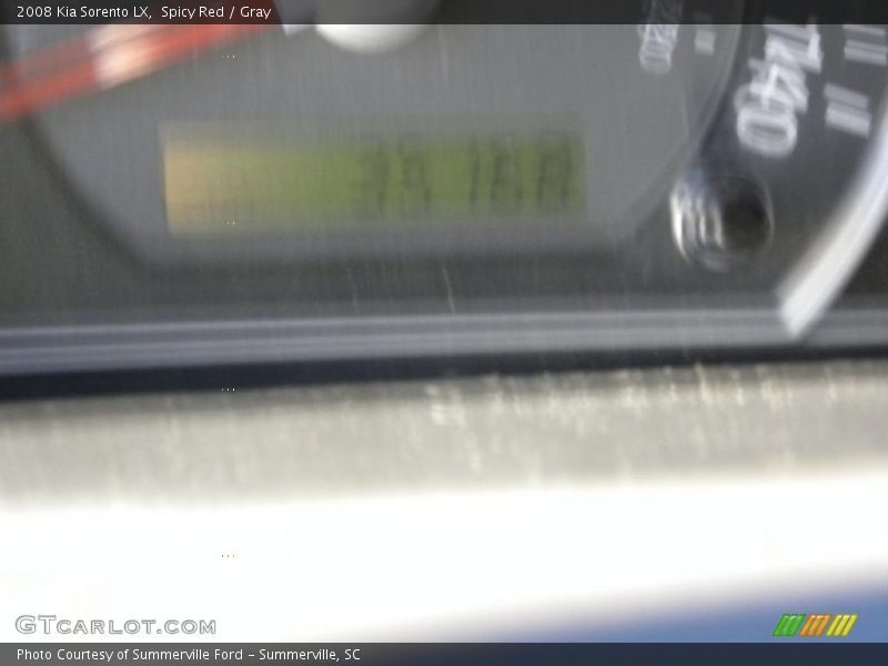 Spicy Red / Gray 2008 Kia Sorento LX
