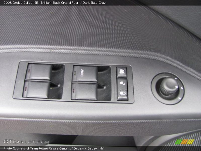 Brilliant Black Crystal Pearl / Dark Slate Gray 2008 Dodge Caliber SE