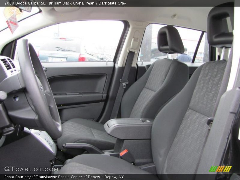 Brilliant Black Crystal Pearl / Dark Slate Gray 2008 Dodge Caliber SE