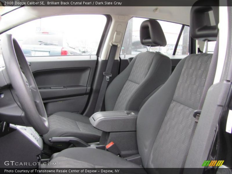 Brilliant Black Crystal Pearl / Dark Slate Gray 2008 Dodge Caliber SE