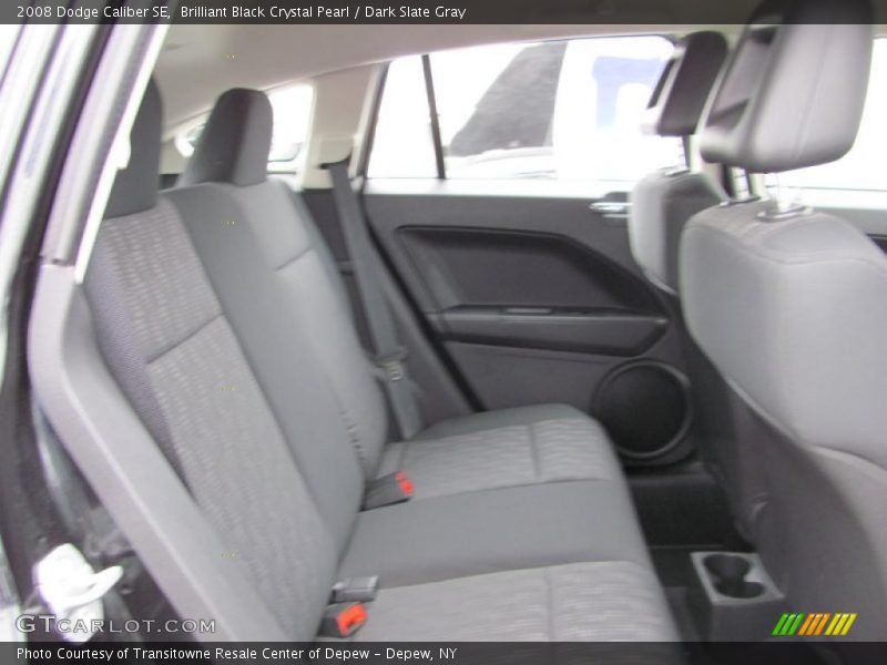 Brilliant Black Crystal Pearl / Dark Slate Gray 2008 Dodge Caliber SE