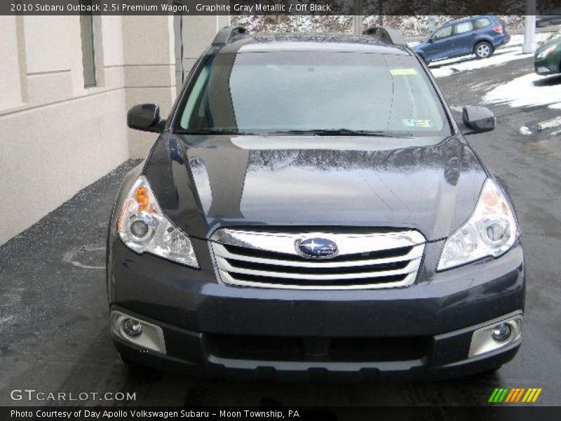 Graphite Gray Metallic / Off Black 2010 Subaru Outback 2.5i Premium Wagon