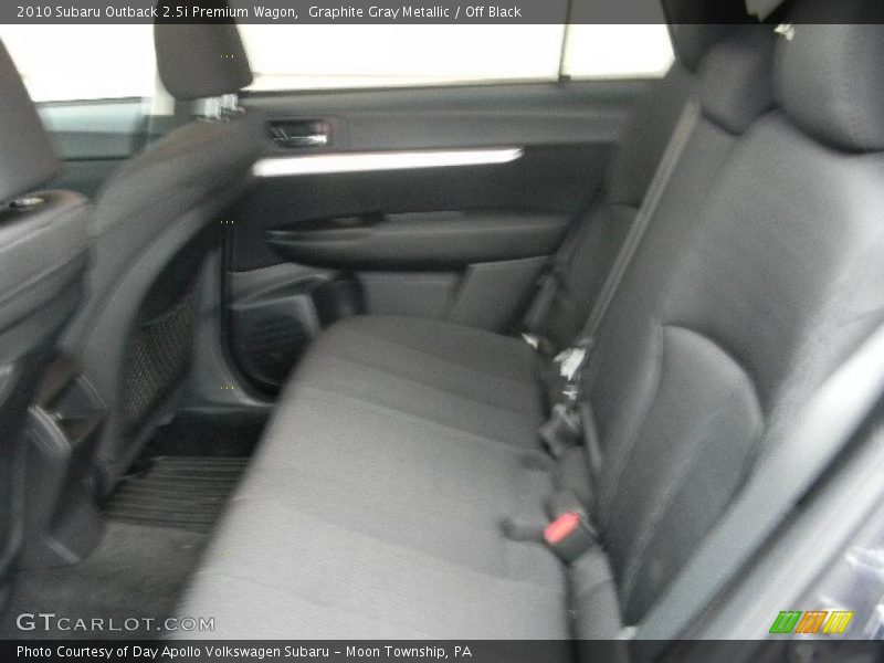 Graphite Gray Metallic / Off Black 2010 Subaru Outback 2.5i Premium Wagon
