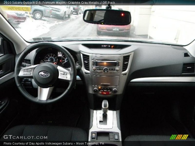 Graphite Gray Metallic / Off Black 2010 Subaru Outback 2.5i Premium Wagon