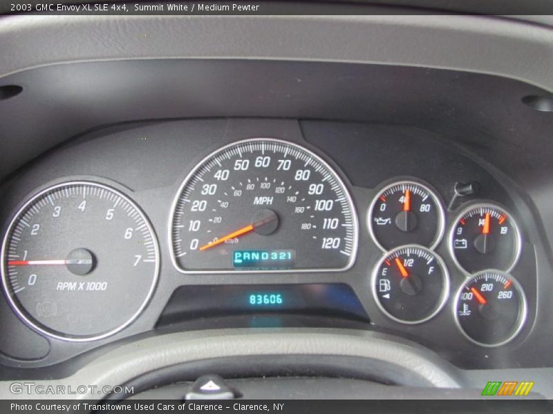 Summit White / Medium Pewter 2003 GMC Envoy XL SLE 4x4