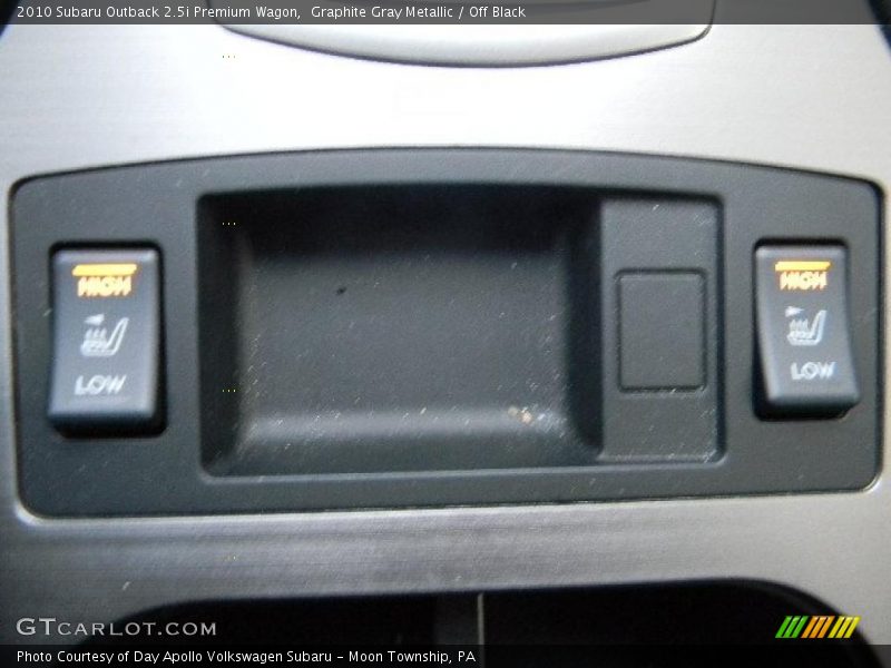 Graphite Gray Metallic / Off Black 2010 Subaru Outback 2.5i Premium Wagon
