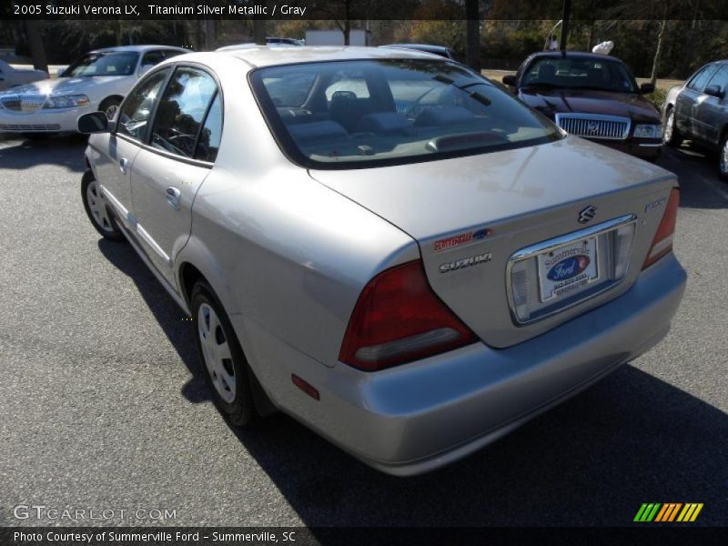 Titanium Silver Metallic / Gray 2005 Suzuki Verona LX