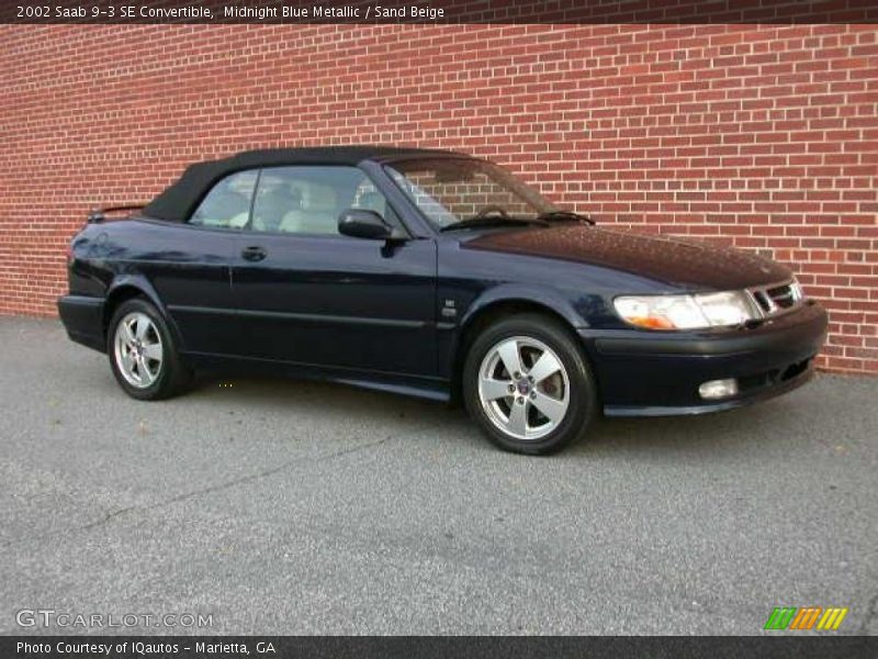  2002 9-3 SE Convertible Midnight Blue Metallic