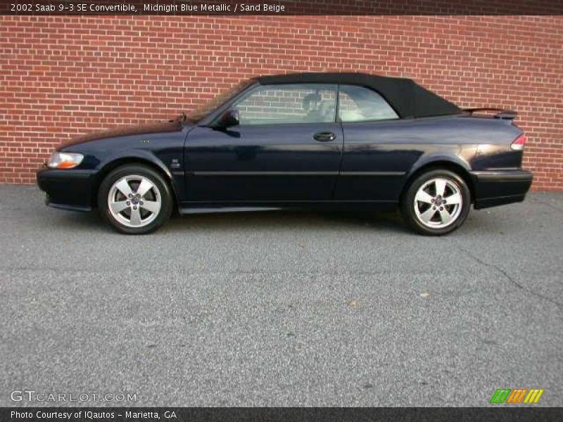  2002 9-3 SE Convertible Midnight Blue Metallic