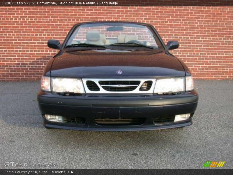  2002 9-3 SE Convertible Midnight Blue Metallic