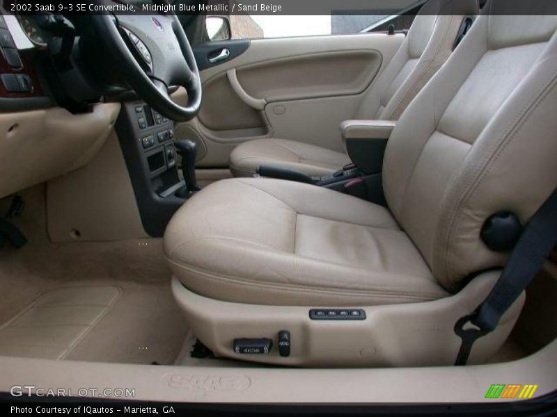  2002 9-3 SE Convertible Sand Beige Interior