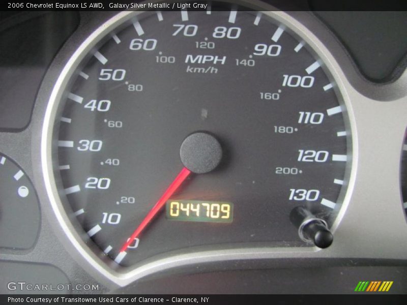 Galaxy Silver Metallic / Light Gray 2006 Chevrolet Equinox LS AWD