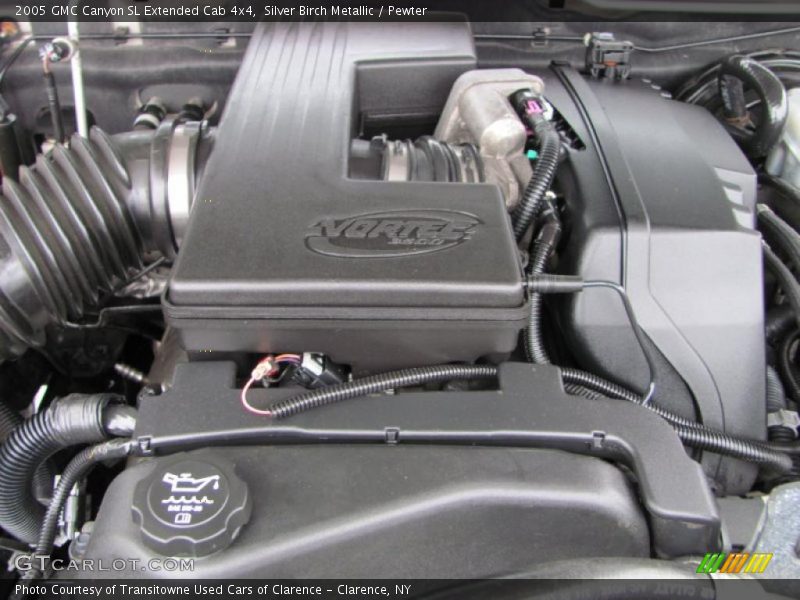 Silver Birch Metallic / Pewter 2005 GMC Canyon SL Extended Cab 4x4