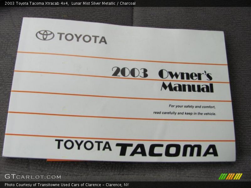 Lunar Mist Silver Metallic / Charcoal 2003 Toyota Tacoma Xtracab 4x4