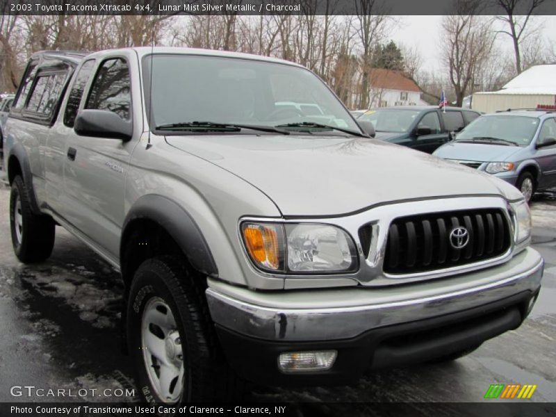 Lunar Mist Silver Metallic / Charcoal 2003 Toyota Tacoma Xtracab 4x4