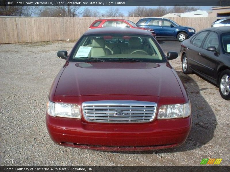 Dark Toreador Red Metallic / Light Camel 2006 Ford Crown Victoria LX