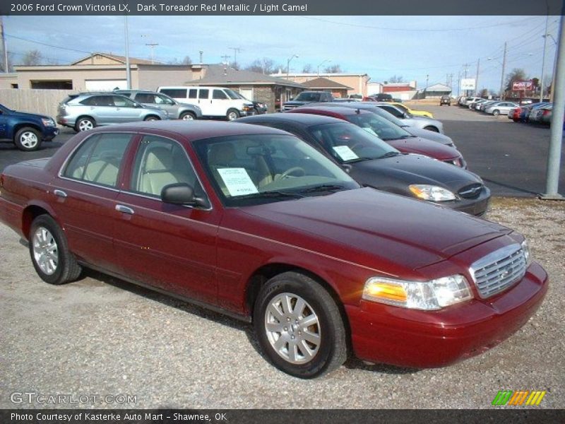 Dark Toreador Red Metallic / Light Camel 2006 Ford Crown Victoria LX