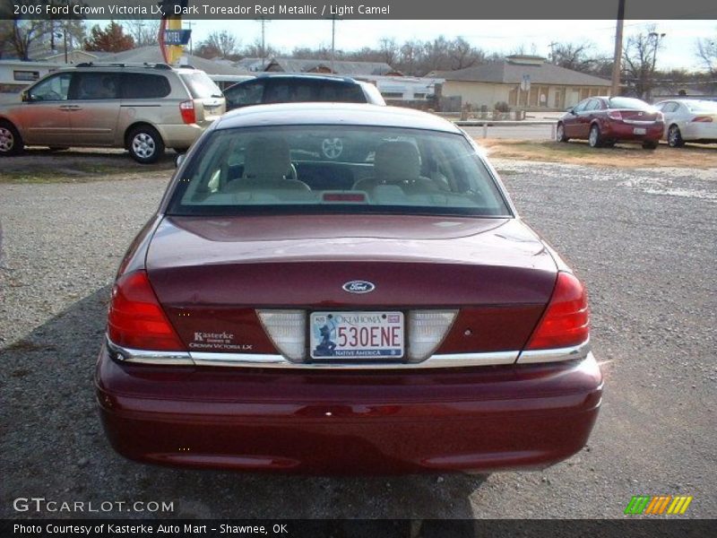 Dark Toreador Red Metallic / Light Camel 2006 Ford Crown Victoria LX
