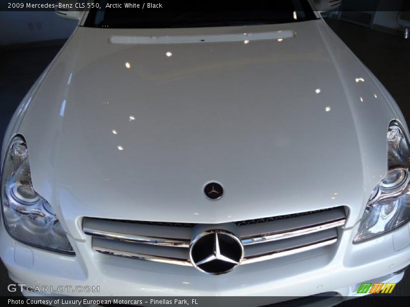 Arctic White / Black 2009 Mercedes-Benz CLS 550