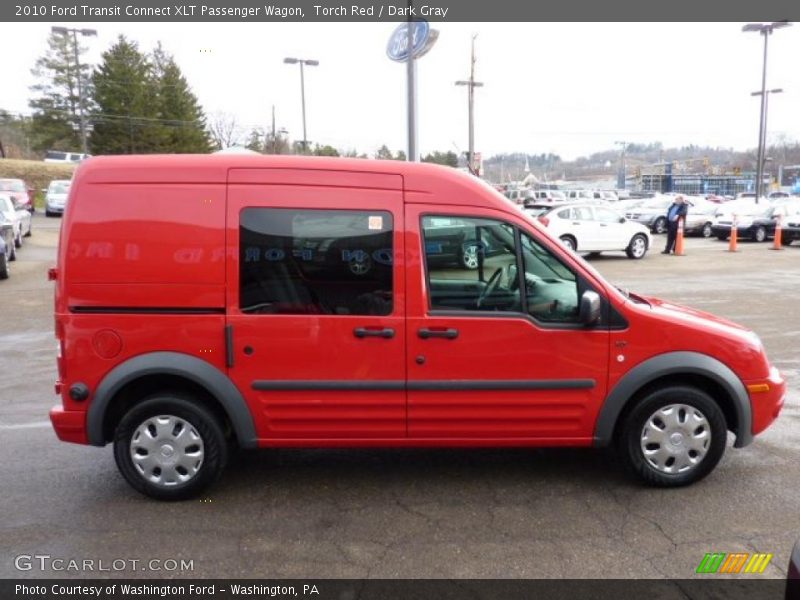 Torch Red / Dark Gray 2010 Ford Transit Connect XLT Passenger Wagon