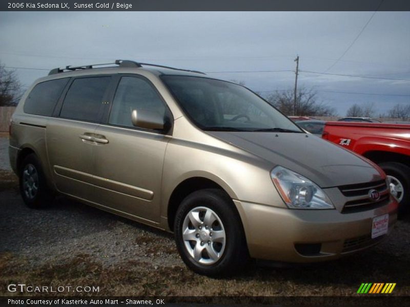 Sunset Gold / Beige 2006 Kia Sedona LX