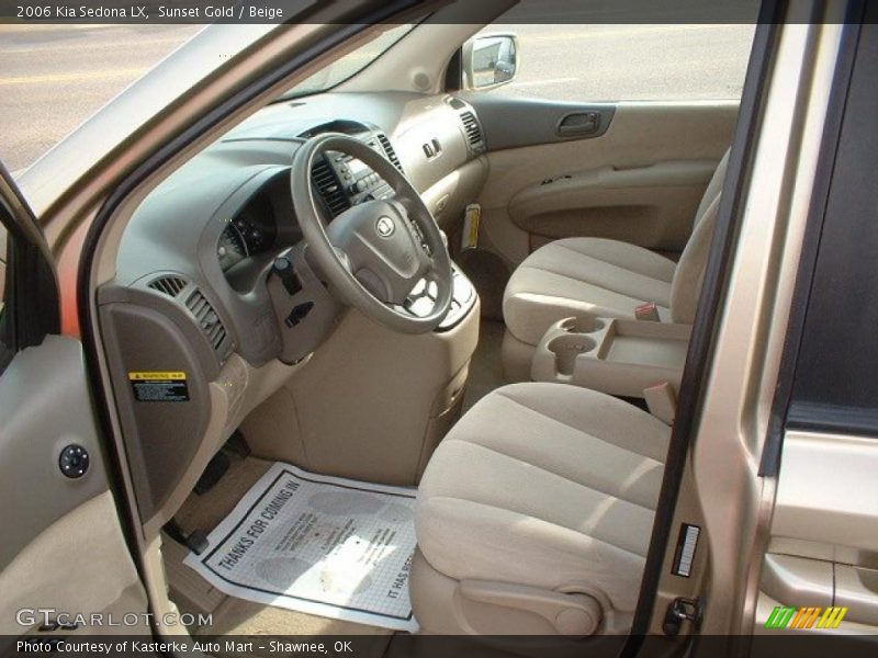 Sunset Gold / Beige 2006 Kia Sedona LX