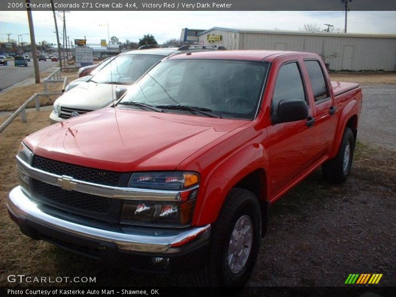 Victory Red / Very Dark Pewter 2006 Chevrolet Colorado Z71 Crew Cab 4x4